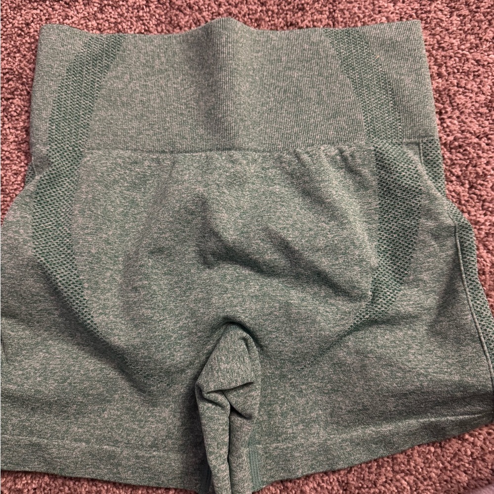 Green Women's Biker Shorts